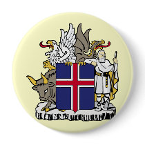 Iceland, Iceland Pinback Button