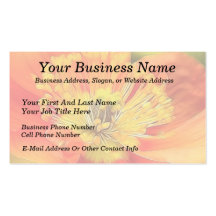Iceland Poppy Business Card Templates