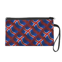 Iceland Waving Flag Wristlet