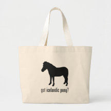 Icelandic Pony Tote Bag