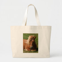 Icelandic pony tote bags