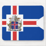 Icelandic Presidential, Iceland flag Mouse Pads