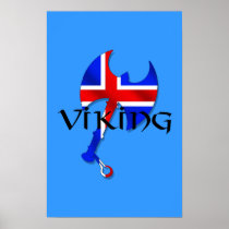 Icelandic Viking gifts for Iceland lovers worldwid Posters