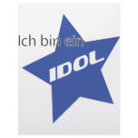 Ich bin ein Idol icon Letterhead Design