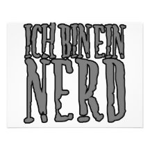 Ich Bin Ein Nerd Custom Invitations
