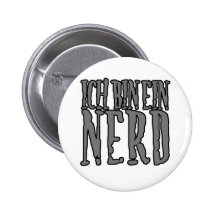 Ich Bin Ein Nerd Pinback Button