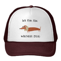 Ich Bin Ein Wiener Dog I Am A Dachshund Trucker Hats