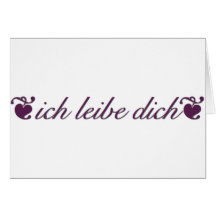 ich liebe dich greeting cards