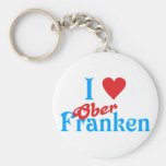 Ich liebe I love Oberfranken Schlüsselanhänger