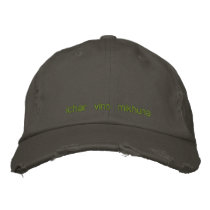 ichar vino mikhuna embroidered baseball cap