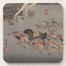 Ichiryusai Hiroshige Coaster