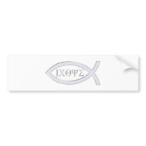 Ichthus - Christian Fish Symbol Bumper Stickers