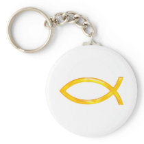 Ichthus - Christian Fish Symbol Keychains