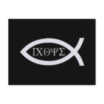 Ichthus - Christian Fish Symbol Postcards