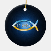 Ichthus - Christian Ornament