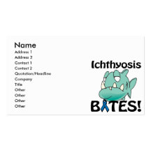 Ichthyosis BITES Business Card Template