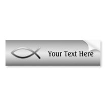 Ichthys Jesus Fish Bumper Stickers