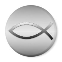 Ichthys Jesus Fish Magnet