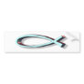 ICHTUS 3D Turquoise Bumper Stickers