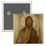 Icon of St. John the Forerunner Pinback Buttons