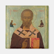 Icon of St. Nicholas Magnets