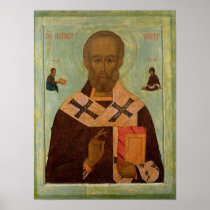 Icon of St. Nicholas Print