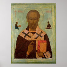 Icon of St. Nicholas Print