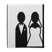 Icon Wedding Couple iPad Case