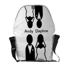 Icon Wedding Couple Messenger Bags