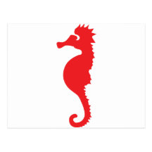 icône de cheval de la Mer Rouge Cartes Postales