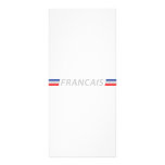 icône de francais carte double customisable