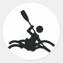 icône de kayak autocollants
