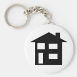 icône de maison porte-clef