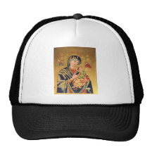 Icône orthodoxe russe - Vierge Marie et bébé Jésus Casquettes
