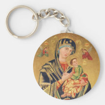 Icône orthodoxe russe - Vierge Marie et bébé Jésus Porte-clés