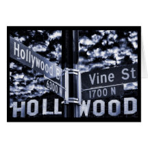 Iconic signs of Hollywood Card