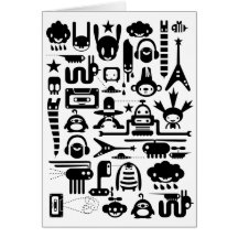 Icony Greeting Card