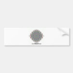 Icosayotton Ten-Dimensional Hypercube (Geometry) Bumper Stickers