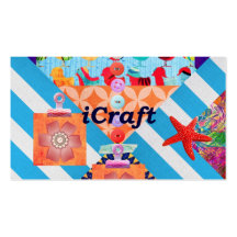 iCraft Scrapbooking et cadeaux de métier de bouton Carte De Visite