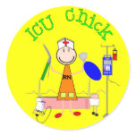 ICU Chick (Nurse) stickers