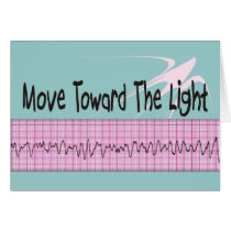 ICU Nurse Gift--Hilarious V-Fib EKG Strip Design Cards
