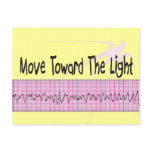 ICU Nurse Gift--Hilarious V-Fib EKG Strip Design Postcard