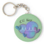 ICU NURSE Gifts--Artsy Design keychains