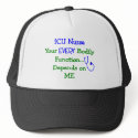 ICU Nurse Gifts hats
