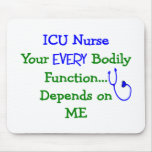 ICU Nurse Gifts mousepads