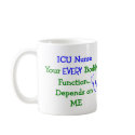 ICU Nurse Gifts mugs