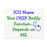 ICU Nurse Gifts postcards