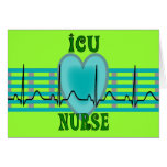 ICU Nurse Gifts,  QRS & Heart Design cards