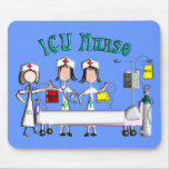 ICU Nurse Gifts Unique 3D Artist Graphics mousepads