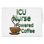 ICU Nurse Powered by Coffee cards